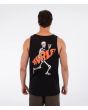 Hombre con camiseta de tirantes Hurley Tank Printing Press Flamingue Negra posterior