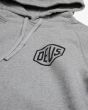 Sudadera con capucha Deus Ibiza Address Gris para hombre logo shield