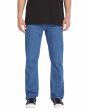 Hombre con Pantalón Vaquero Volcom Solver Denim Azul Bold Blue 