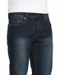 Hombre con Pantalón Vaquero Volcom Vorta Denim Azul New Vintage Blue bolsillos delanteros