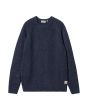 Jersey Carhartt WIP Anglistic Sweater Speckled Azul Marino para hombre