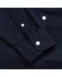 Camisa de manga larga Carhartt WIP Madison azul marino logo blanco cera para hombre botones