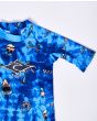 Traje de primavera con protección UV UPF 50+ Rip Curl Savages Azul para niños de 0 a 6 años logo