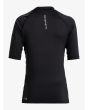 Camiseta de protección solar con manga corta Quiksilver Youth Everyday UPF 50+ Negra para niño 8-16 años posterior