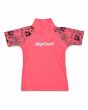 Camiseta de protección solar UPF 50+ Rip Curl Mini Anak coral para niña 