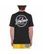 Hombre con camiseta de protección solar UV 50 Volcom Stone Stamp Negra