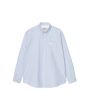 Camisa Carhartt WIP Cassel Shirt Cassel Stripe Bleach/White para hombre