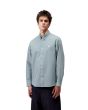 Hombre con Camisa Carhartt WIP L/S Madison Shirt Citadel-Wax 