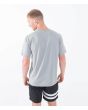 Hombre con Camiseta de protección solar de manga corta Hurley Everyday Hybrid UPF 50+ Particle Gris posterior
