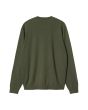 Jersey de lana Carhartt WIP Madison Sweater Tarragon-Black para hombre posterior