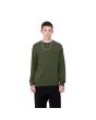 Hombre con jersey de lana Carhartt WIP Madison Sweater verde estragón con logo negro