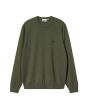 Jersey de lana Carhartt WIP Madison Sweater Tarragon-Black para hombre