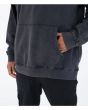 Hombre con Sudadera de capucha Hurley Wave Paradise Negra bolsillo