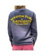 Sudadera sin capucha Mission Surf 36001 azul Unisex posterior