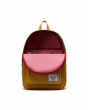 Mochila Herschel Classic X Large 30 Litros Mostaza Unisex abierta