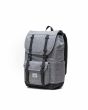 Mochila Herschel Little America Mid-Volume Backpack 21 Litros Raven Crosshatch Gris Jaspeado Unisex lateral