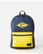 Mochila Rip Curl Dome Pro Logo 18 Litros Azul Marino y amarilla para hombre