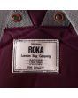 Mochila Mediana Roka Bantry B Recycled Nylon Plum 14 Litros Unisex etiqueta