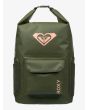 Mochila mediana para surf Roxy Need it Verde Aceite