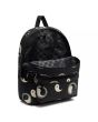 Mochila Vans Deana III 22L Negra con estampado Yin-Yang interior