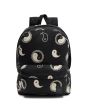 Mochila Vans Deana III 22L Negra con estampado Yin-Yang