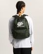 Hombre con Mochila escolar Vans Old Skool Verde Oscuro 22L 