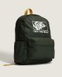 Mochila escolar Vans Old Skool Verde Oscuro 22L lateral