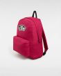 Mochila escolar Vans Old Skool Classic 22L color rosa cereza bolsillo delantero y bolsillo botella