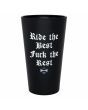 Vaso Independent x Motörhead Warpig negro 16oz lema Ride The Best, F the rest
