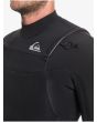 Hombre con Traje de neopreno GBS con cremallera en el pecho Quiksilver Syncro 5/4/3mm negro cierre
