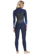 Traje de Surf de Neopreno con Cremallera en el Pecho Roxy 4/3mm Syncro GBS Navy Nights para mujer posterior
