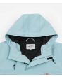 Chaqueta con capucha Carhartt Wip Nimbus Pullover Summer azul celeste para hombre etiqueta