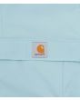 Chaqueta con capucha Carhartt Wip Nimbus Pullover Summer azul celeste para hombre logo
