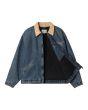 Cazadora Carhartt WIP OG Detroit Jacket Blue-Dusty H Brown para hombre interior