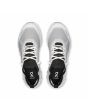Zapatillas On Running Cloud 6 Versa color blanco y negro para hombre atado rápido