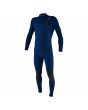 Traje de surf con cremallera en el pecho O'Neill Hyperfreak 4/3mm Plus Azul Marino para hombre