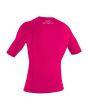 Licra de manga corta O'Neill Youth Basic Skins UPF 50 Fucsia posterior