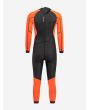 Neopreno de aguas abiertas Orca Openwater Vitalis Hi-Vis Negro y Naranja para hombre posterior