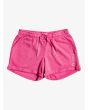 Short de chándal Roxy Happiness Forever rosa para niña de 8 a 16 años 
