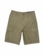 Bermudas tipo cargo Volcom Strange Tripper Cargo 22'' Wintermoss para hombre 