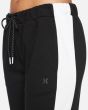 Pantalón Jogger Hurley Therma Fleece negro para mujer logo