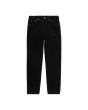 Pantalón de pana Carhartt WIP Newel Pant Negro (Rinsed) para hombre