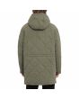 Hombre con Parka gruesa y acolchada Volcom Longstone Wintermoss Verde posterior