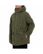 Hombre con parka Volcom Starget 5K Verde Militar bolsillo
