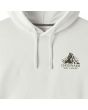 Sudadera de cpaucha Patagonia Chouinard Crest Uprisal Hoody en color blanco hueso Unisex serigrafía pecho