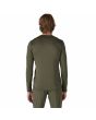 Hombre con Camiseta térmica Patagonia Capilene Thermal Weight Pine Needle Green posterior