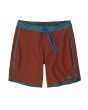 Bañador performance de surf Patagonia Men' s Hydropeak Scallop Boardshorts 18in Rojo para hombre