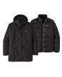 Abrigo de invierno desmontable Patagonia Men's Tres 3-in-1 Parka Negro para hombre 