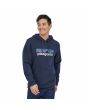 Hombre con Sudadera de capucha Patagonia P-6 Logo Uprisal Azul marino Unisex 