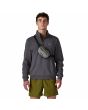 Hombre con Riñonera al hombro Patagonia Terravia Mini Hip Pack 1 Litro Patchwork Noble Grey Unisex 